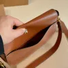 brown shoulder bag small saddles letter designer bag luxurys handbags solid leather crossbody bags purses designer woman handbag womens cross body bag