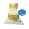 Ferramentas de cozimento aomily flor renda saia bolo molde casamento silicone fondant mousse borda decoração sugarcraft gelo esteira almofada pastelaria