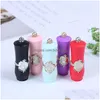 Förpackningsflaskor Partihandel Tom Lipstick Tube Vintage Style Diy Lip Balm Stick Refillable Bottle Container Drop Delivery Office School Dhtmu