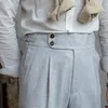 Abiti da uomo Italia Pantaloni eleganti da lavoro Uomo Abito sociale da ufficio di alta qualità Pantaloni casual da sposo per matrimoni Pantaloni grigi Uomo