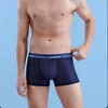 Caleçons Boxer Shorts hommes sous-vêtements hommes culottes boxeurs glace soie maille mâle Sexy respirant Boxershorts Pantys