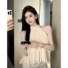 Women's Blouses Chiffon Blouse For Women 2024 Blusas De Mujer Sweet Ruffles Loose Shirts Off Shoulder Diamond Summer Fashion Tops 27n554