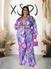 Plus size conjuntos de correspondência calças outono define roupa feminina sexy topo e calças conjuntos de duas peças 2x 3x 4x atacado gota 240125