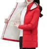 Women's Trench Coats Down Cotton-Padded Jacket Winter Coat Add Velvet Thicken Fashion Top-Grade Lady Keep Warm Clothes