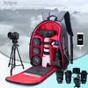 Camera bag accessories New large-capacity camera backpack waterproof photography multi-function travel with charging function YQ240204