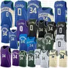 Giannis 34 Antetokounmpo Damian Lillard Basketball Jerseys 2024 City Jersey Edition