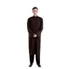 Vêtements ethniques Traditionnel Islamique Dubaï Saoudien Eid Jubba Abaya Thobe Arabe Musulman Ensembles Turquie Robe Hommes Robes Caftan Ramadan Kaftan