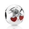 Loose Gemstones Original Petals of Love Magic Sky Globe Twinkle Star Clip Charm Bead Fit 925 Sterling Silver Armband smycken