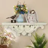 Decorative Plates Shelf Wall Hanging Holder Decoration Nursy Shelves Resin Decore Home Storage Rack Living Room Artware