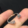 Romantische Damesringen Luxe Diamanten Kalebas Ring Voor Mannen Designer Sieraden Mode Open Ring Dames 925 Zilver Feest Huwelijksgeschenken Nieuw -3