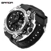 Sanda g Style hommes montre numérique THOCK montres de sport militaire étanche montre-bracelet électronique hommes horloge Relogio Masculino 739 Q0252O