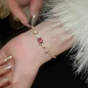 Braccialetti a maglie 2024 coreano squisito semplice braccialetto geometrico dolce moda elegante gioielli da donna