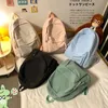 Simple Solid Color Backpack Women Waterproof Nylon School Bags For Teenager Girls Bookbag Lady Travel Backbag Shoulder Bag 240125