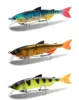 ESFISHING Big Bait Hard Plastics Head with Soft Body Hybrid Swimbait 165mm 265mm Fishing Lure Leurre Souple Living Swiming 240119