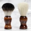 Premium Quality Badger Shaving Brush Hair Clippers Superb Wooden Handle Barber Salon Face Beard Cleaning Men Portable Shave Razor B0504Appliance Tools 0204