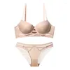 TERMEZY Hollow Out Bh Set Sexy Franse Lingerie Push Up Beha Verzamelen Ondergoed Lage Taille Slipje Voor Vrouwen