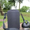 ウォーターボトルズカップ屋外スポーツボトル2L/2000mlトラベルステンレス鋼ティーキャリア断熱バッグホルダー