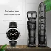 Watch Bands High-end Accessories Watchband Leather Strap 22mm 24mm Black Brown Blue Man Band For Panerai 111 441