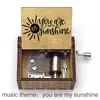 est You are my sunshine citations inspirées imprimer boîte à musique en bois étudiants enfants fête d'anniversaire faveurs cadeau pour les enfants 240118