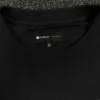 PURPLE BRAND P109 T-shirt nera casual da uomo in puro cotone a maniche corte, girocollo ampio, stampa graffiti