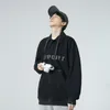 Polo da uomo T Polo da uomo Baggy Top Lettera Abbigliamento maschile Mezza zip Pullover nero Lusso 2024 Alta qualità A Streetwear F Xxl Xl