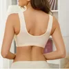 Bras Sexy Front Closure Bra Soft Cotton Underwear Middle-aged Mother No Steel Ring Plus Size Brassiere Accessories