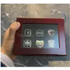 6Pcs Chicagobl Backetball Team Champions Championship Ring Set With Wooden Box Trophy Souvenir Men Women Boy Fan Brithday Gift 2023 Hi Dh9Q3