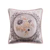 Pillow Chinese Inspired Embroidered Covers Comfy Living Room Sophisticated Home Office And Stunning Hostess Accessory 48x48cm