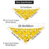 Vêtements pour chiens GLORIOUS KEK Bandanas Coton Pet Bandana Écharpe Pour Petit Moyen Grand Motifs Mignons Foulard Réglable Noël