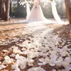 Fleurs de mariage 500 pétales de rose éparpillés fête de décoration blanche