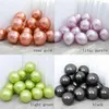 20 Stück 12 Zoll neue Farbe Rose Gold Metallic Luftballons Lila Lila Chrom Hellgrün Latex Globos für Hochzeit Geburtstag Party Dekor Y257a