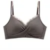 Soutien-gorge Sexy sans couture, ensemble de soutien-gorge avec bonnet épais, réglage sans couture, petite poitrine et beau dos, YQ240203