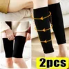 Kadın SOCKS 2PCS Sports Anti-Chafing Uyluk Sock Zayıflama Sıkıştırma uyluk şekillendiren naylon anti-şövalye koruma bacak kolu kollu