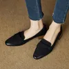 Women Oxford Shoes Square Toe Boat Shoes for Woman Pumps Pleated Slip on Mid Heels Office Ladies Shoes Grain Chunky Heels 9951N 240123