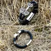 Charm Bracelets Wholesale Drop Man's High Quality Genes Leather Viking Tomahawk Bracelet Bangle Jewelry BC-L059