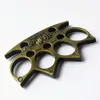 Four Finger Self-defense Buckle Tiger Hand Brace Fist Zinc Alloy Material Sturdy and Wear-resistant Cow Head - Alto DULM
