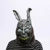 Masque de lapin de dessin animé Animal Donnie Darko FRANK le lapin Costume Cosplay Halloween fête Maks fournitures Y200103357B