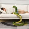 240 cm peluche Cobra poupée en peluche jaune vert Simulation serpents jouet réaliste Animal décorer garçons jouets filles présent 240118