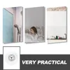 Wall Clocks Bathroom Suction Cup Clock Retro Decor Small Waterproof For Stickers
