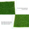 Dekorativa blommor Lawn Garden Decor Artificial False Grass Life Realistic Mini Miniature Decoration Fake Plant