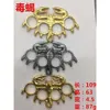 Four Finger Self Defense Buckle Tiger Hand Support Fist Zinc Alloy Material Durable and Scorpion Y7PO