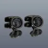 Cufflinks Tomye XK22S042パーソナライズされたクリスタルラウンドグレーカジュアルボタンタキシードフォーマルドレスシャツカフリンクウェディングギフト240124