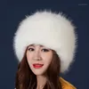 2020 di Nuovo Modo di Inverno Paraorecchie Cappelli imitazione Pelliccia Cappello Della Principessa Cappello Mongolo Russo All'aperto Signore Warm1223k
