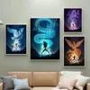 Målningar Anime Manga The Zodiac Knight Affischer and Prints Phoenix Pegasus Cygnus Dragon Power Canvas Målning Mural för modern heminredning