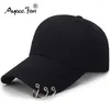 Top kapaklar kadın demir çember beyzbol şapkası katı snapback sunhat erkekler yaz açık hava balıkçılığı koşu sokak hip hop şapkalar casquette