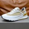 Frühling Tenis Masculino Runde Kappe Flache Plattform Schuhe Männer Frühling Herbst Mesh Atmungsaktive Sneakes Casual Wanderschuhe