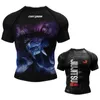 Herren T-Shirts Custom Cody Lundin Man Skinny Polyester Fighting BJJ Jiu Jitsu Rashguard T-Shirts Kurzarm Print Kompressionstraining