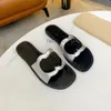 Luxury designer sandals slipper slides Interlocking G Cut-out Slide Sandal Millennials Leather genuine leather rubber sole size 35-43 1.25 12