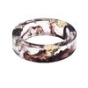 Повседневные прозрачные пластиковые кольца из смолы в океанском стиле для женщин, обручальное кольцо, подарки для коктейльной вечеринки
