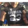 Shirt NCAA Colorado Buffaloes #19 Rashaan Salaam 16 Mason Crosby 6 Paul Richardson 9 Juwann Winfree Schwarz Grau Weiß Fußball im Ruhestand Jer H High igh